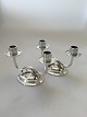 Hans Hansen 
Pair of 
Sterling Silver 
Candlabras 
designed ...