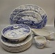 Staffordhire Blue English Faience  "English Castles"