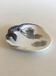 Royal Copenhagen Lizard and snail dish No 630/308. Measures 12cm