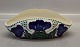 Aluminia Copenhagen Faience
223-115 Aluminia Jardiniere, oval 10 x 30 cm 1901 Blue Flower