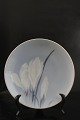 Royal Copenhagen Art Nouveau plate decorated with flowers.