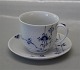 Palmette Kongelig Dansk Porcelæn Musselmalet Palmette
Kaffekop 069 og underkop 12 cm 073  SOLGT