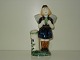 Aluminia Blue Girl Scout Figurie SOLD