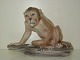 Rare Dahl Jensen FigurineMonkey on rock