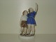 Bing & Grondahl Figurine, Girl and boy with your finger in the airSOLD