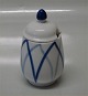 Mustard with lid 9 cm Dan-Ild 40 Blue Flame Harlequin