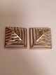 Georg Jensen Sterling Silver Earclips No 389 Nanna Ditzel