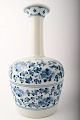 B&G, Bing & Grondahl porcelain vase with flowers. 
