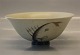 Royal Copenhagen Aluminia Faience 32-41 Aluminia Round fruit bowl decorated with 
fish 8 x 18 cm ca 1927
