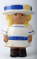 Gustavsberg Lisa Larsson ceramic figurine, girl. 
