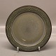 326 Plate 21 cm / 8.25"
 Rune, Green Nissen Kronjyden B&G Quistgaard  Stoneware