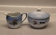 Wiberg B&G Christmas Pattern Creamer and sugar bowl "Tomten", 
