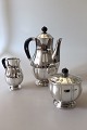 Danam Antik 
presents: 
Georg 
Jensen Sterling 
Silver Coffee 
Set with Coffee 
pot, Sugar bowl 
and creamer No 
353C, ...