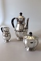 Georg Jensen 
Sterling Silver 
Coffee Set with 
Coffee pot, ...