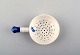 Rare antique Royal Copenhagen blue flower tea strainer.
