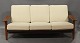 3-person sofa - Teak - Model GE 290 - Light wool - Hans J. Wegner