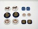 Royal Copenhagen
Small pins with Royal Crowns and animals