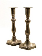 Pewter candlesticks sold