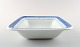 Royal Copenhagen / Aluminia Tranquebar Square bowl.
Decoration number 11/1337.