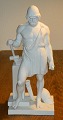 Bertel Thorvaldsen: Royal Copenhagen Figure of Vulcan in biscuit