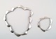 Danish silversmith sterling silver. Necklace and bracelet.
