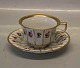 Royal Copenhagen Henriette - let - porcelæn 8500-448 Kop 6 x 10 cm og underkop 
(081-082)
