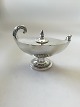 Mogens Ballin Large Oil Lamp in Silver