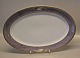 Royal Copenhagen  Grey Magnolia
375 Oval platter 39 cm