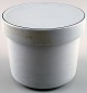 Butter Bowl / lidded honey/jam jar. Aluminia/Royal Copenhagen blue line, 
earthenware.