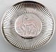 GAB (Guldsmedsaktiebolaget) Art deco silver platter.
