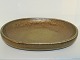 Royal Copenhagen art pottery
Large oblong fruit bowl with Solfatara glaze by 
Nils Thorsson