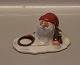 0370 RC Gnome with porridge bowl Harald Wiberg  8 x 13.5 cm Pixie "Tomten",  
Royal Copenhagen figurine