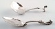 2 antique silver spoons.
