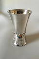 Georg Jensen 
Silver Vase 
with Amber 
Stones No 116