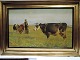Poul Steffensen 1866-1923
 Painting of cows