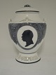 Royal Copenhagen
 Vase with lid
 Christian d.lX
 100th birthday.