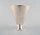 WIWEN NILSSON, cocktail/Vodka goblet, sterling silver, Lund, Sweden 1941-56. 
Conical on round foot.