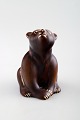 Rare Rörstrand stoneware figure by Gunnar Nylund, bear.
