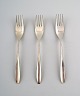 Swallow sterling silver 925 cutlery Swallow silverware.
3 luncheons forks.