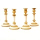 Aabenraa 
Antikvitetshandel 
presents: 
Set of 
four candle 
holders, marble 
and bronze
France around 
1810