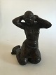 Danam Antik presents: Johannes Hansen Bronze Figure of Sitting Girl