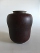 Royal Copenhagen Oxblood Bordeaux Vase by Carl Hallier