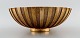 Large Tinos art deco bowl in bronze.