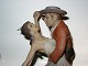 Very Large and Rare Dahl Jensen FigurineSpanish Dancers