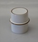 Brown Domino porcelain 14917 Mustard jar 6.5 cm Royal Copenhagen