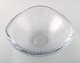 Signed Kosta Boda, Vicke Lindstrand Art Glass bowl.