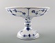 Royal Copenhagen Blue Fluted plain salad / cake dish on high foot.
No. 1/457.