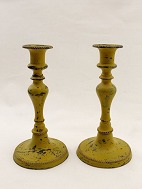 Pewter candlesticks