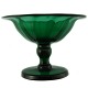 Holmegaard; 
Green sugar bowl in glass on stand