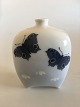 Royal Copenhagen Vase No 188/1340 with Butterfly Motif